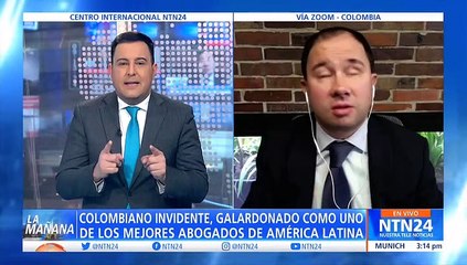 Chambers & Partners galardonó a colombiano invidente como uno de los mejores abogados de América Latina