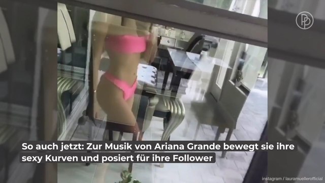 Sexy! Laura Müller posiert im Bikini