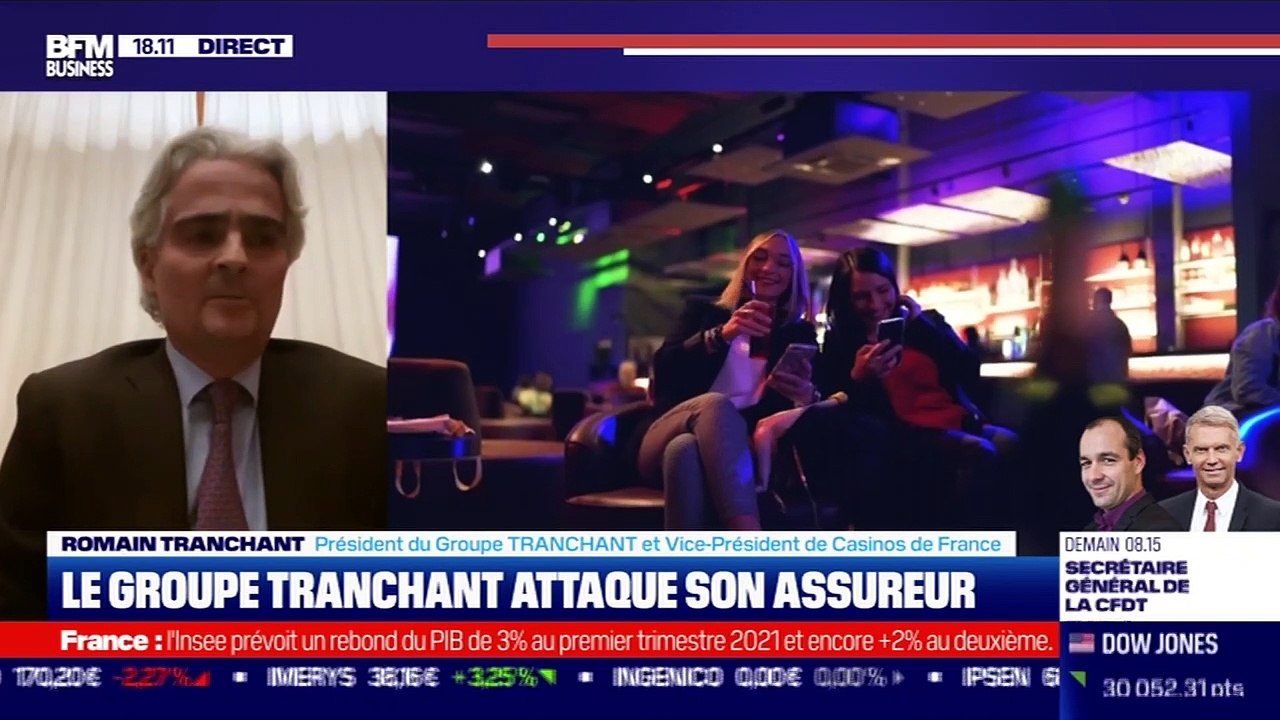Romain Tranchant (Groupe Tranchant & Casinos France) : Le Groupe Tranchant attaque son assureur - 15/12