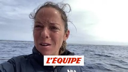 Alexia Barrier et Miranda Merron côte à côte - Voile - Vendée Globe