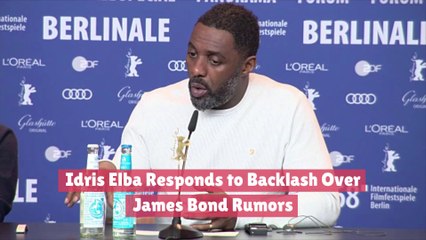 Idris Elba Responds to Backlash Over "James Bond" Rumors