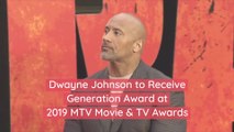 Dwayne 'The Rock' Johnson to Receive MTV's Generation Award