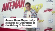 James Gunn Reportedly Returns as 'Guardians of the Galaxy 3' Director