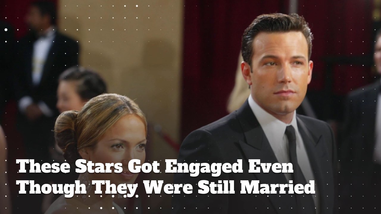 These Stars Got Engaged Even Though They Were Still Married