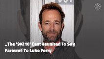 The '90210' Cast Reunited To Say Farewell To Luke Perry