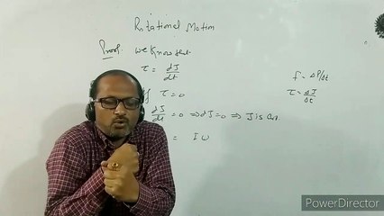 XI-  7.3 : Physics,Law of conservation of angular momentum. BY- A. Prakash.