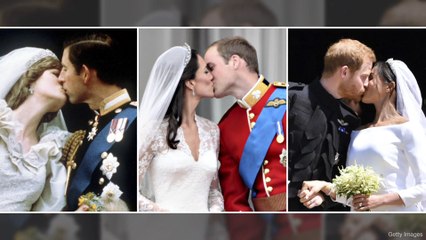 So sahen die britischen Royals an ihren Hochzeiten aus