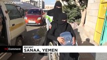 Mujeres discapacitadas de Yemen superan la guerra y la COVID-19 para jugar al baloncesto