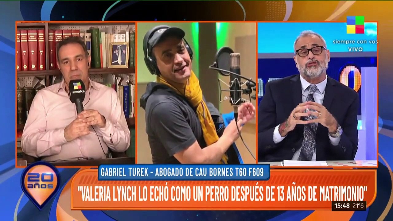 Escandalosa separación de Valeria Lynch y Cau Bornes