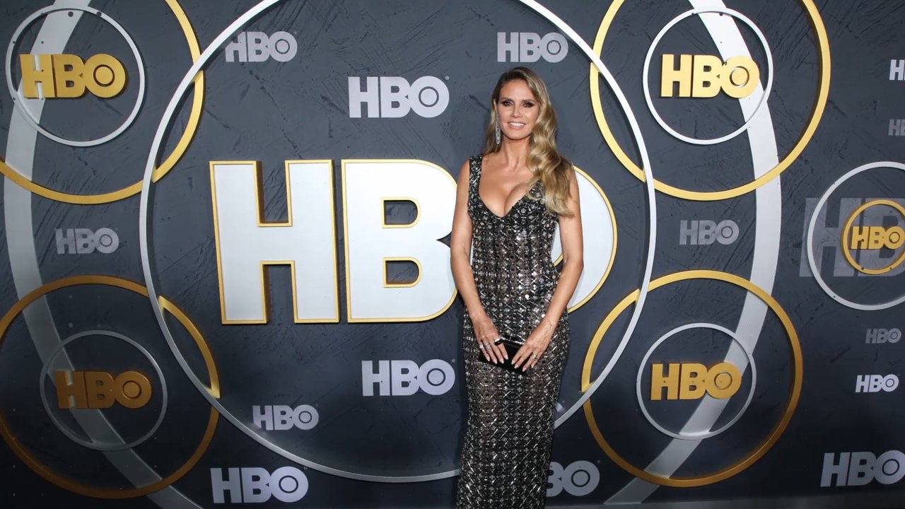 Heiß! Heidi Klum im Transparent-Rock