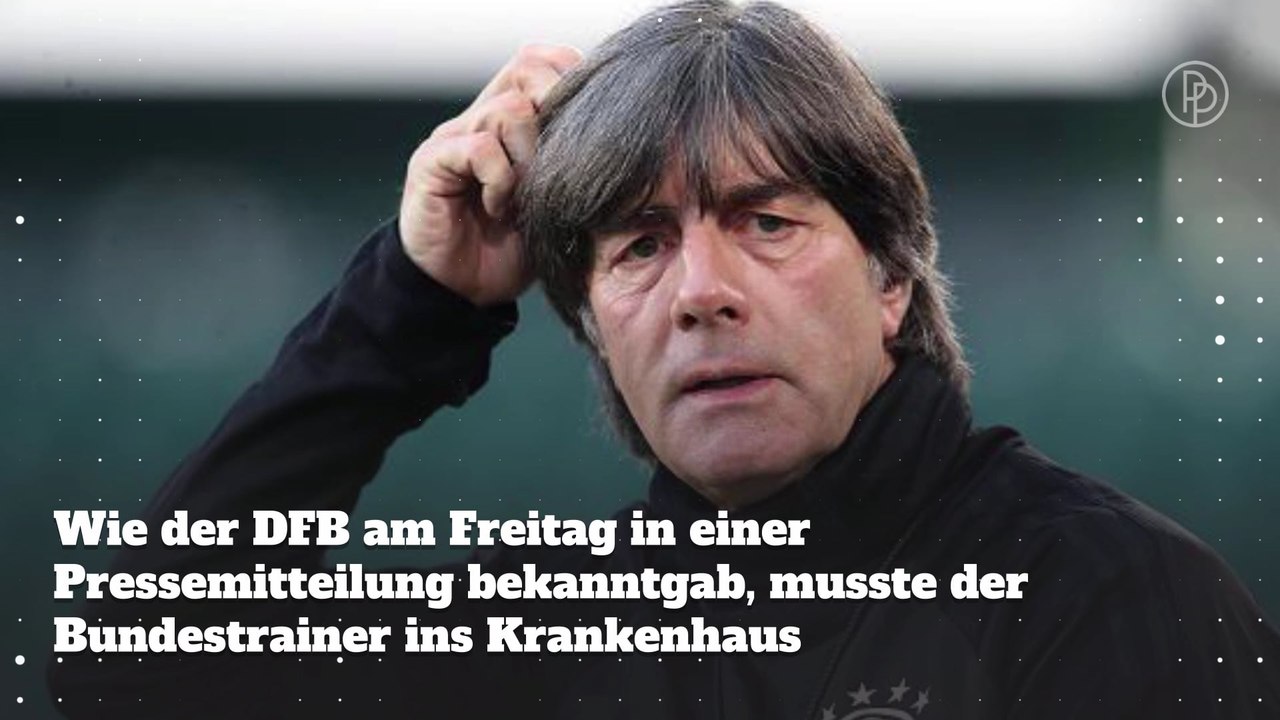 Jogi Löw im Krankenhaus