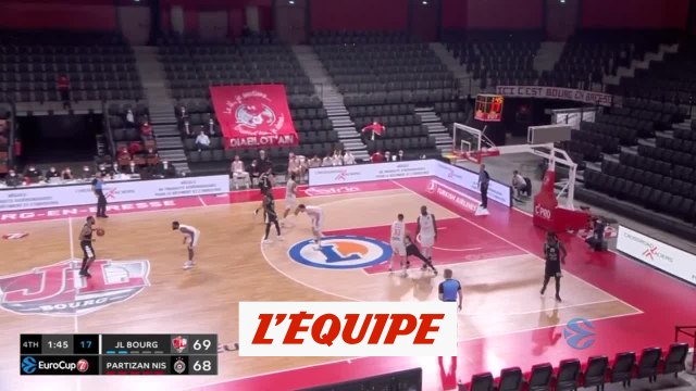 Le résumé de Bourg-en-Bresse - Partizan Belgrade - Basket - Eurocoupe - 10e j.