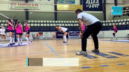 Las Lobas aullaron ante las Pinchas en un partido amistoso de vóley