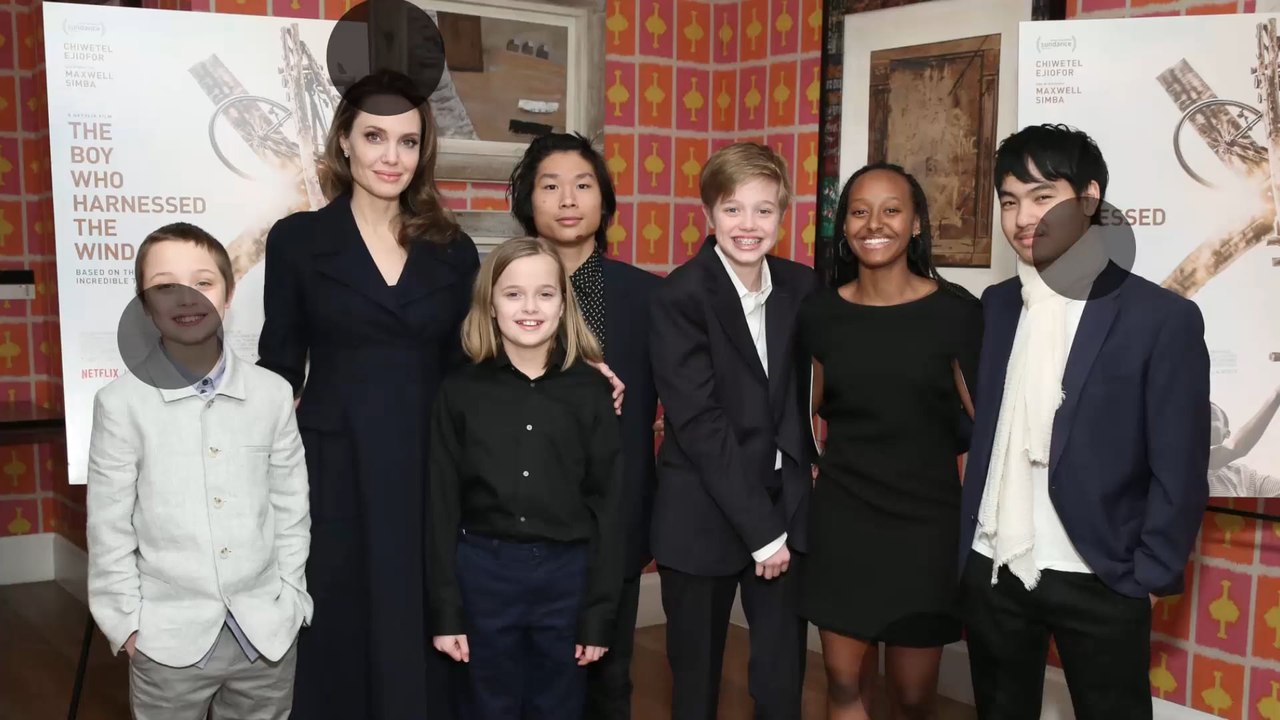 Schon so groß: Angelina Jolie zeigt sich mit ihren Kids