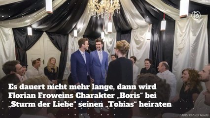 „Sturm der Liebe“-Florian Frowein: So war die Hochzeitsfolge für ihn