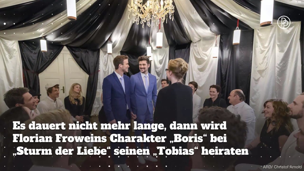 „Sturm der Liebe“-Florian Frowein: So war die Hochzeitsfolge für ihn