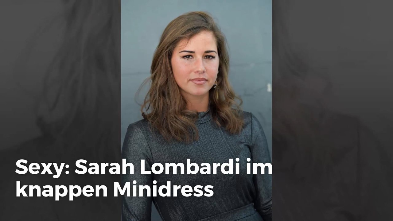 Sexy: Sarah Lombardi im knappen Mini-Dress
