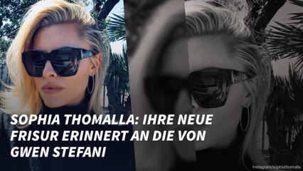 Sophia Thomalla: Ihre neue Frisur erinnert an die von Gwen Stefani