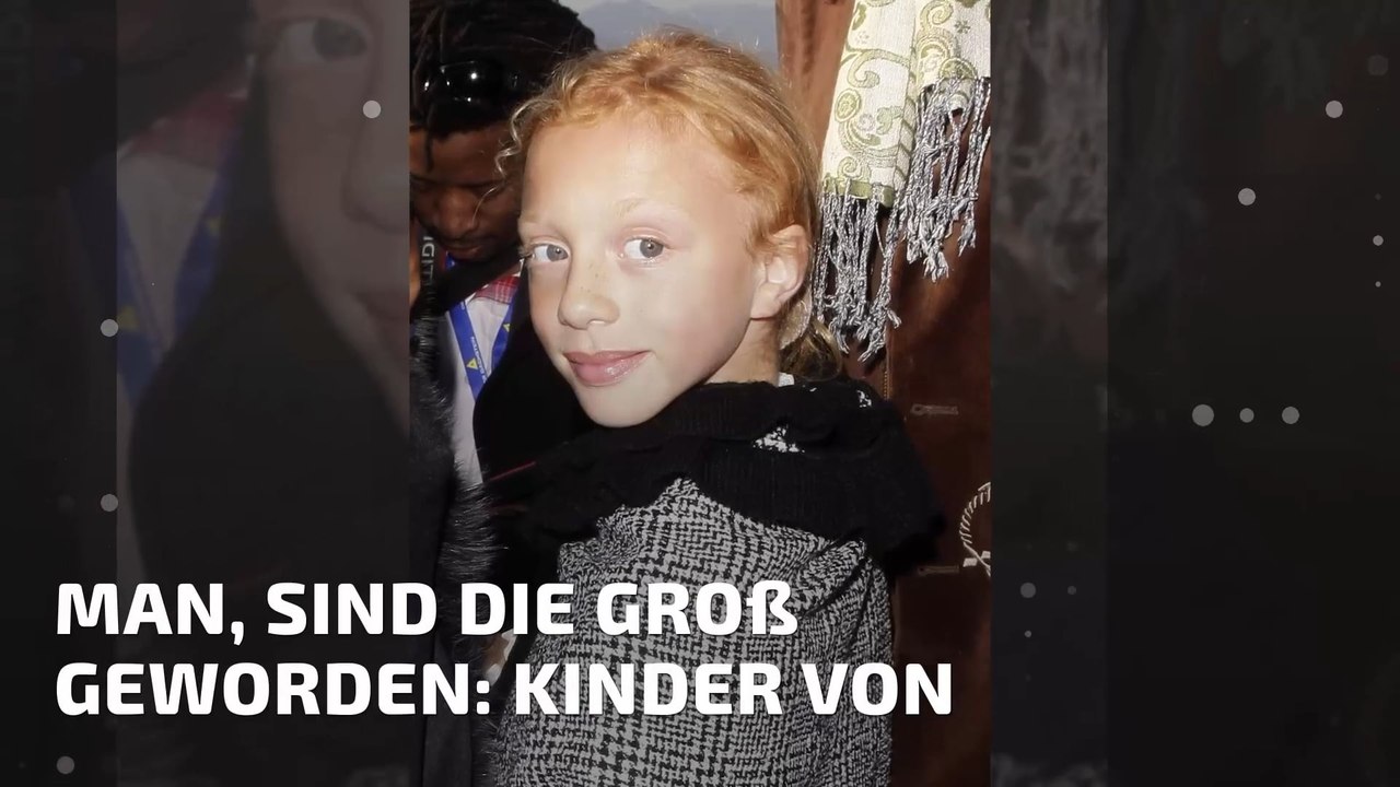 Man sind die groß geworden: Kinder von deutschen VIPs damals und heute