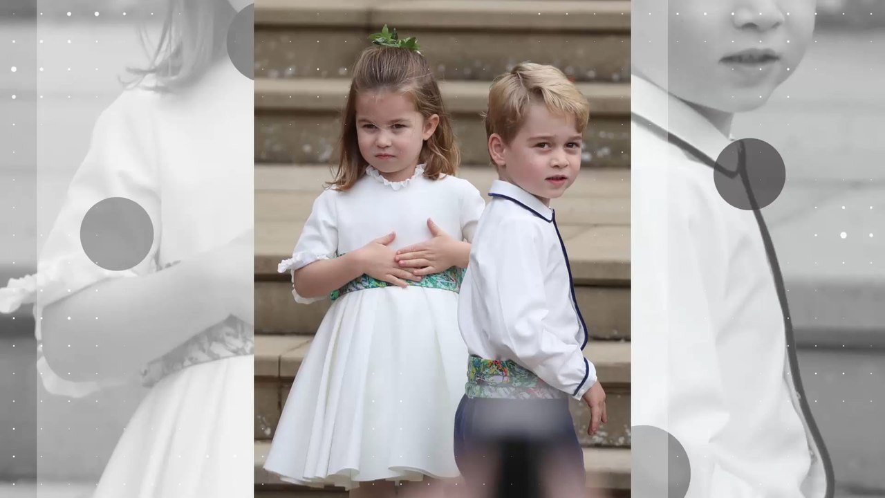 Prinzessin Eugenies Hochzeit: So süß sahen George und Charlotte aus