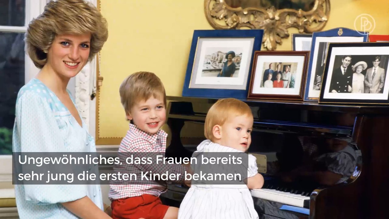 Royals, die Kinder bekamen, als sie selbst noch sehr jung waren