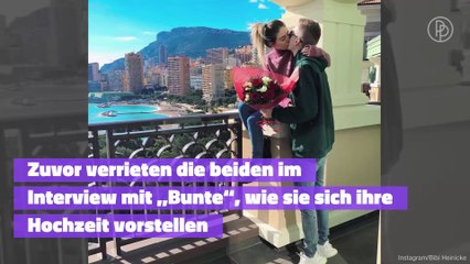 Bibi Heinicke und Julian Claßen haben geheiratet