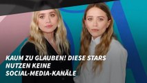 Kaum zu glauben! Diese Stars nutzen keine Social-Media-Kanäle