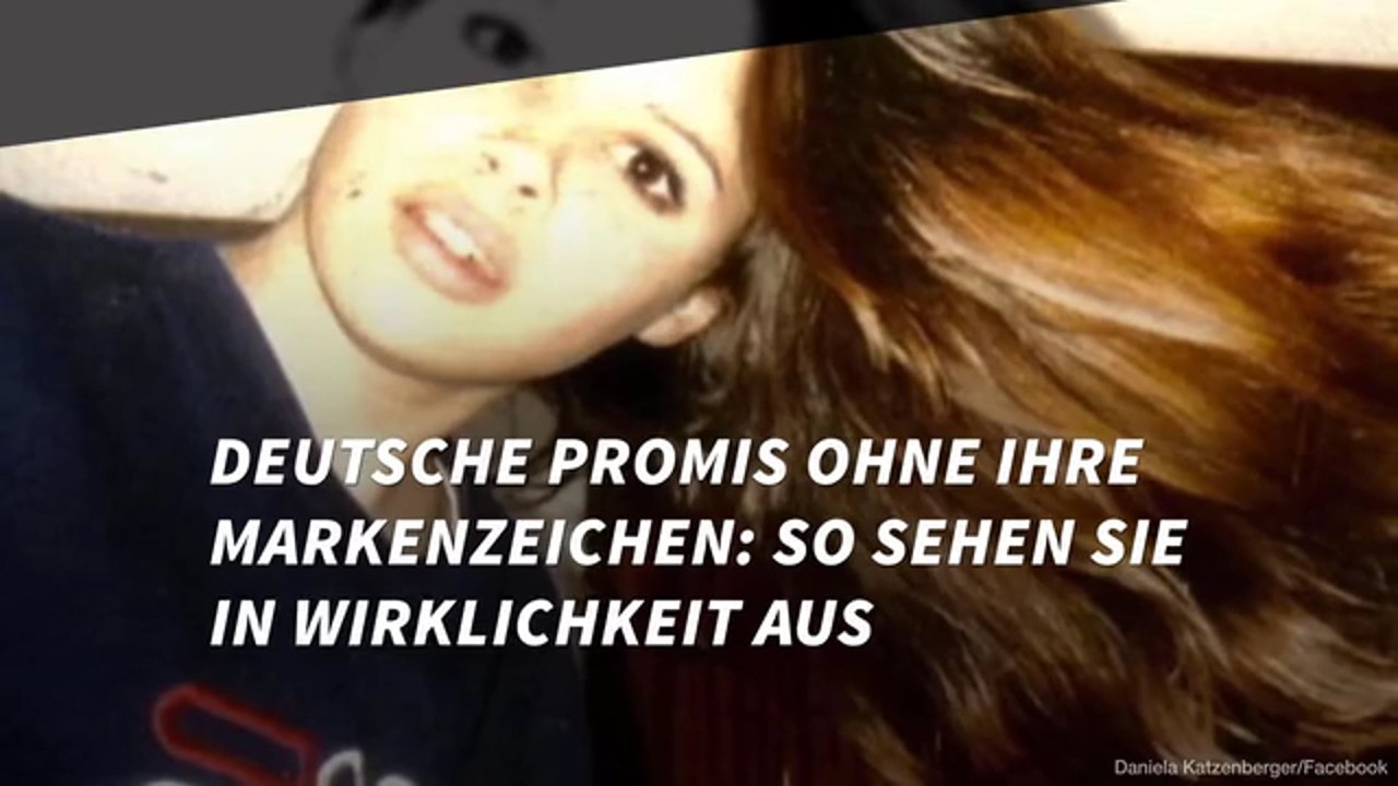 Deutsche Promis ohne ihre Markenzeichen: So sehen sie in Wirklichkeit aus