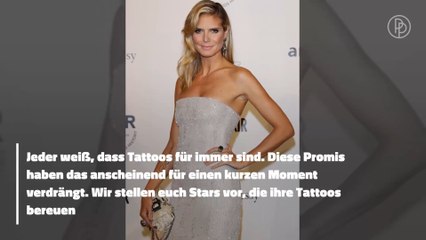 Download Video: Stars, die ihre Tattoos bereuen