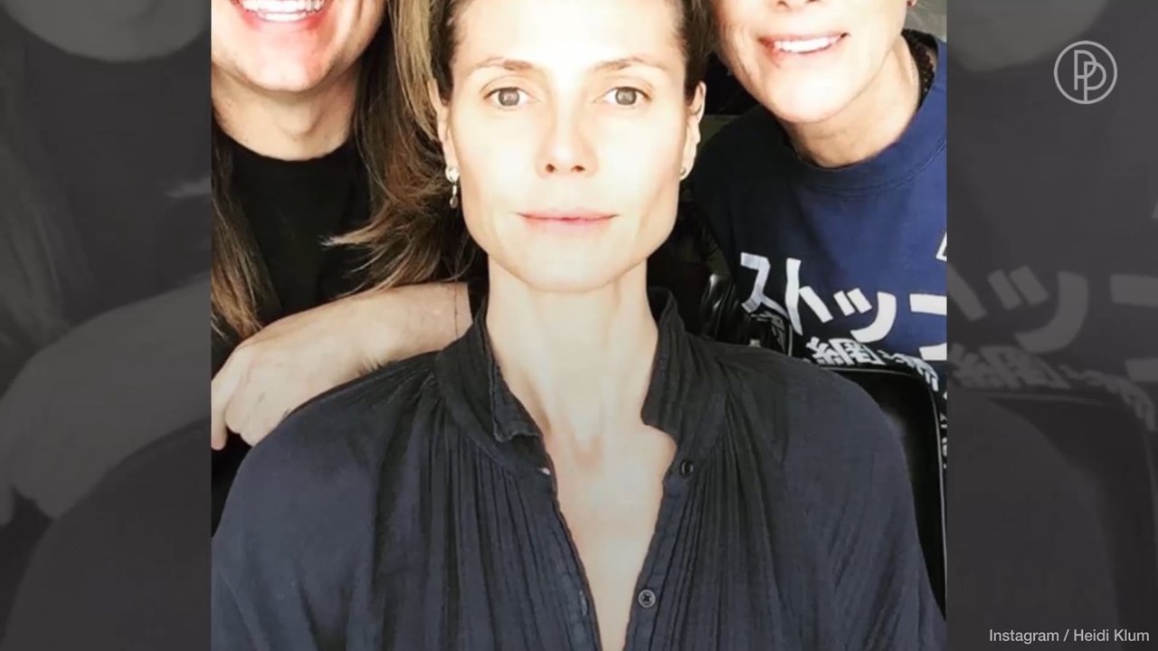 Heidi Klum: Von ungeschminkt zum fertigen Look