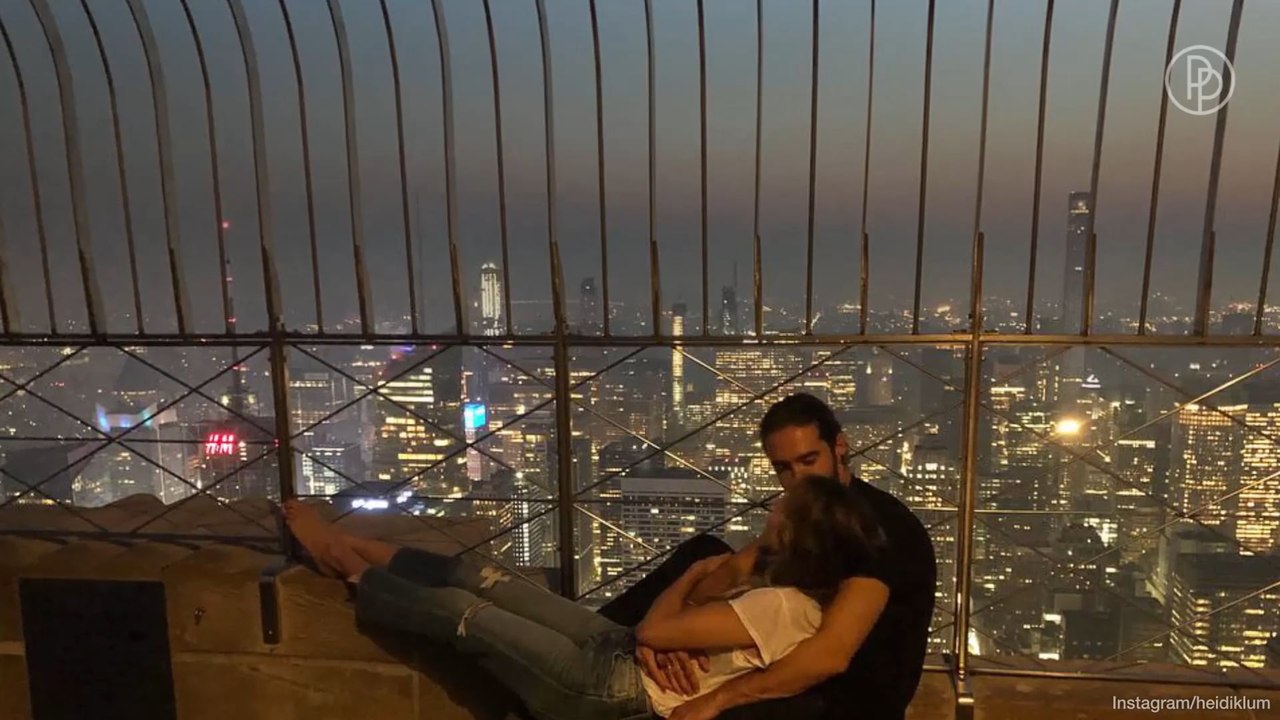 Heidi Klum und Tom Kaulitz allein auf dem Empire State Building