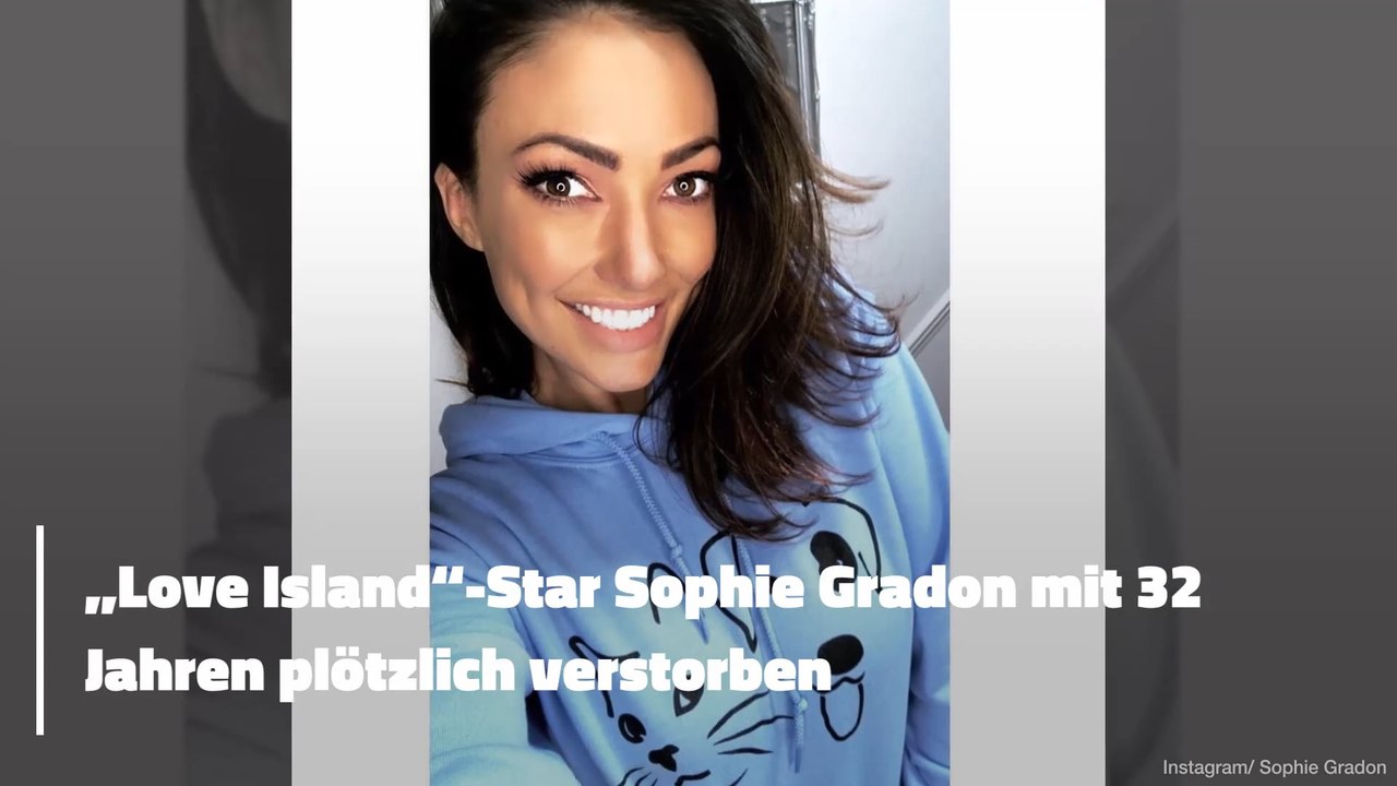 „Love Island“-Star Sophie Gradon mit 32 Jahren plötzlich verstorben