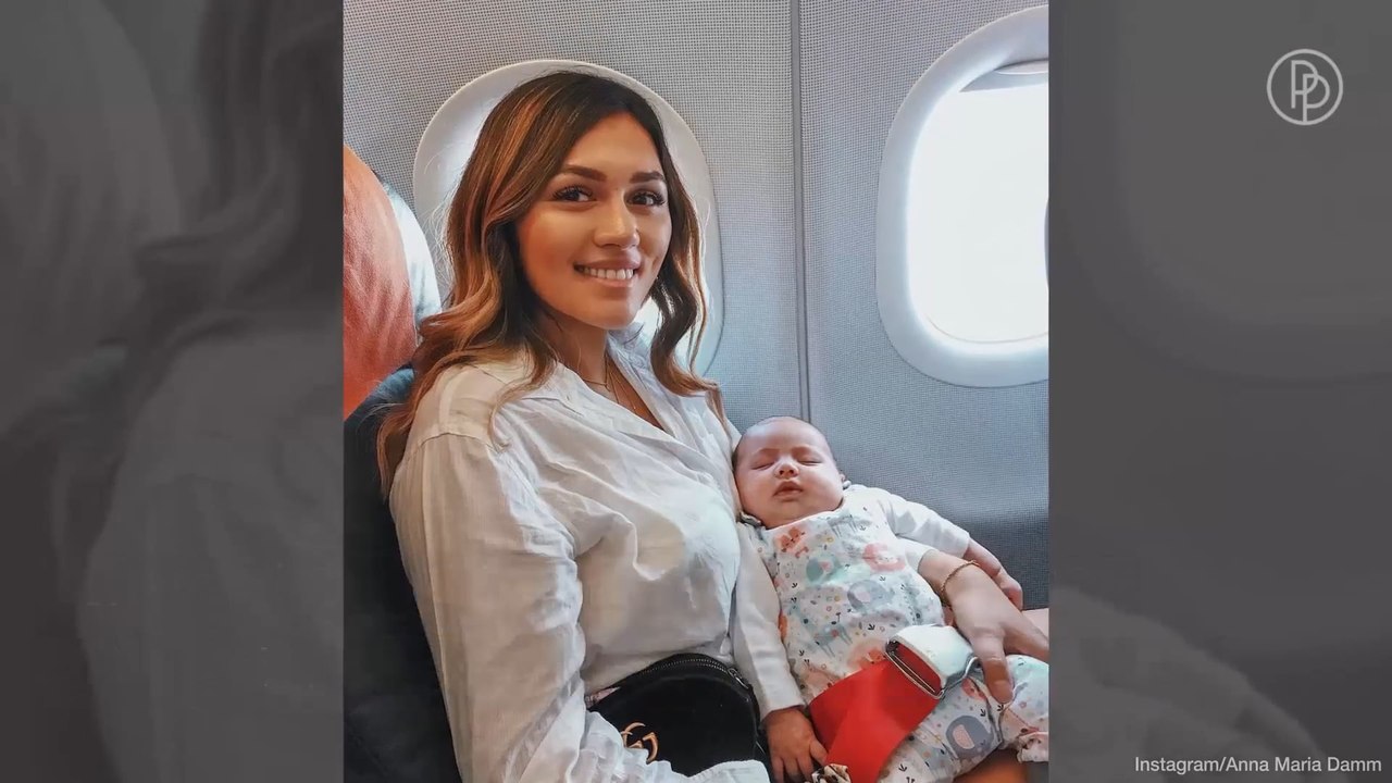 Shitstorm für anna maria damm: erster flug mit ihrem 7 wochen alten baby
