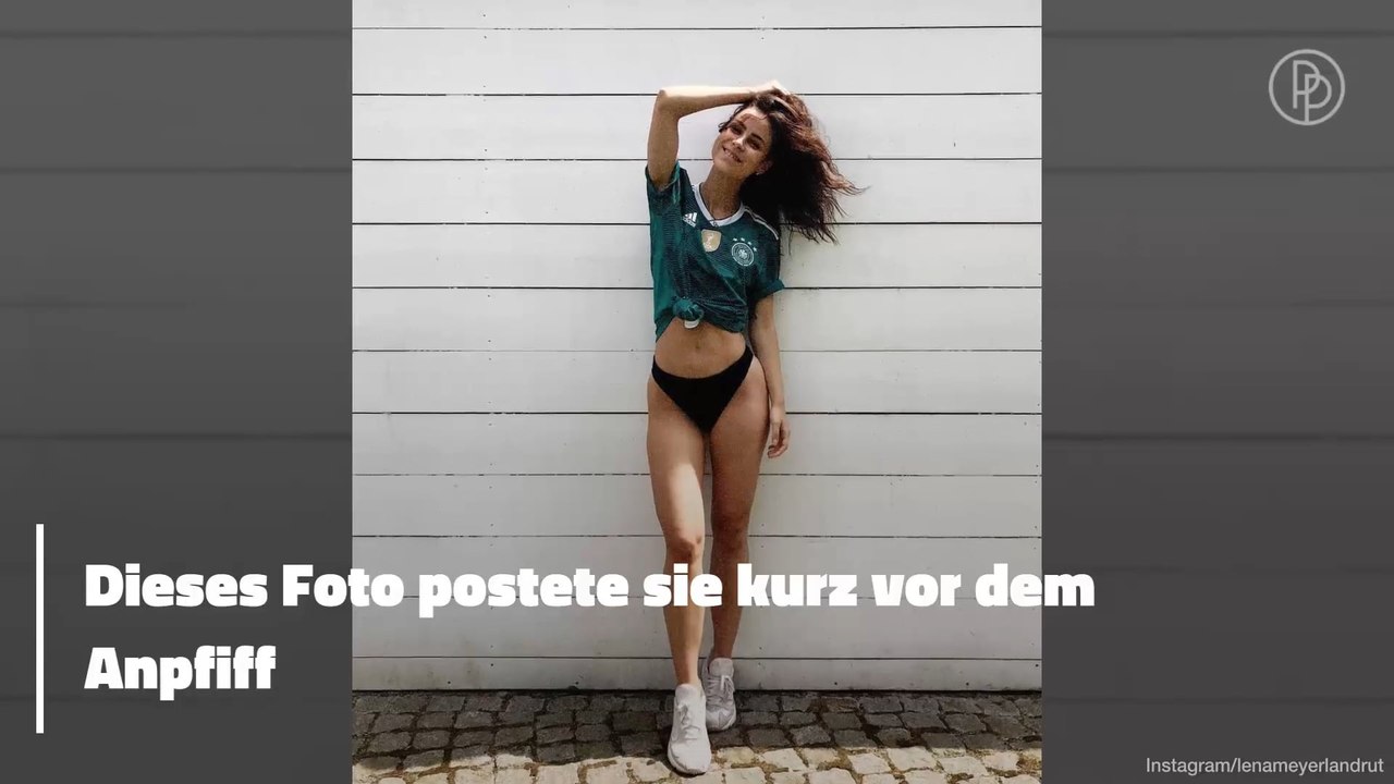 Heißer WM-Look: So sexy unterstützt Lena das Nationalteam