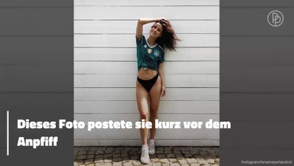 Heißer WM-Look: So sexy unterstützt Lena das Nationalteam