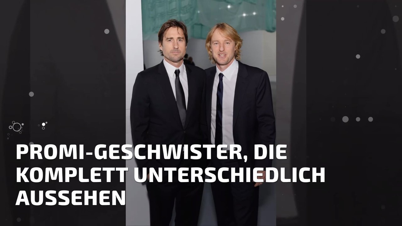 Promi-Geschwister, die komplett unterschiedlich aussehen