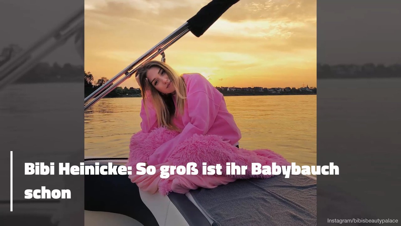 Bibi Heinicke: So groß ist ihr Babybauch schon