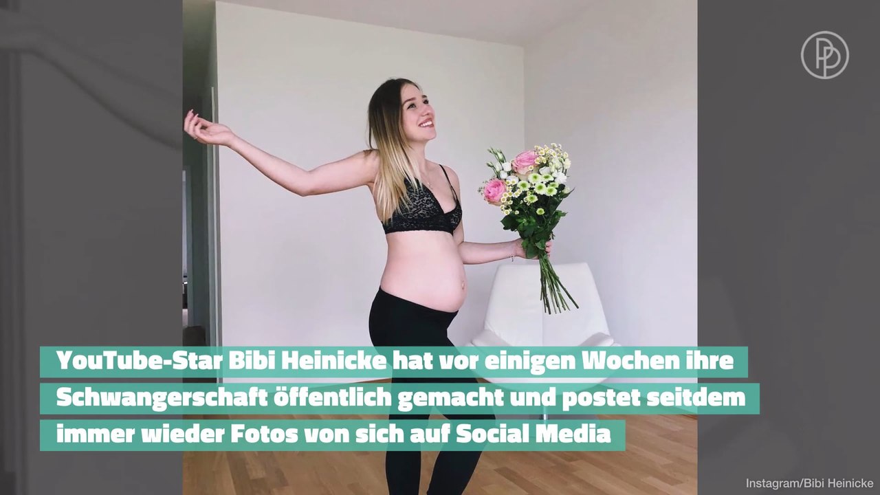 Nach Mini-Babykugel: So groß ist Bibi Heinickes Bauch schon