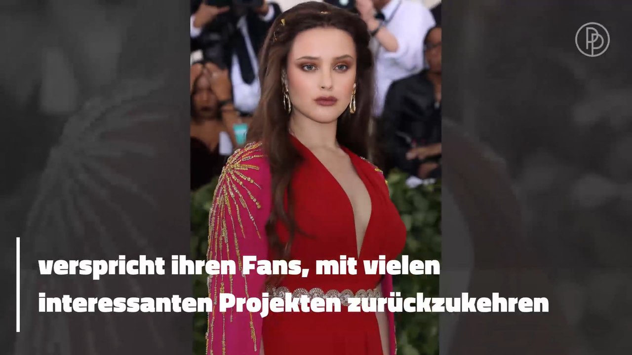 „Tote Mädchen lügen nicht“-„Hannah“: Katherine Langford nimmt von ihrer Rolle Abschied