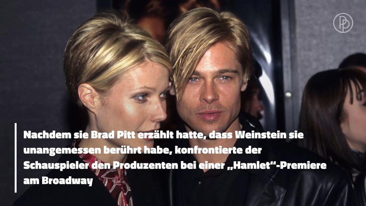 Gwyneth Paltrow: Brad Pitt drohte Harvey Weinstein