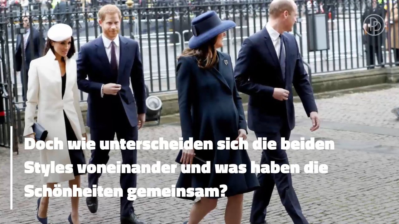 Der Style von Meghan Markle und Herzogin Kate im Vergleich