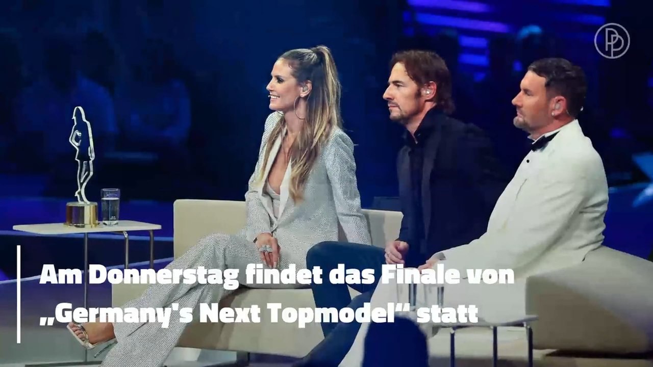Heidi Klum komplett ungeschminkt bei den GNTM-Finale-Proben