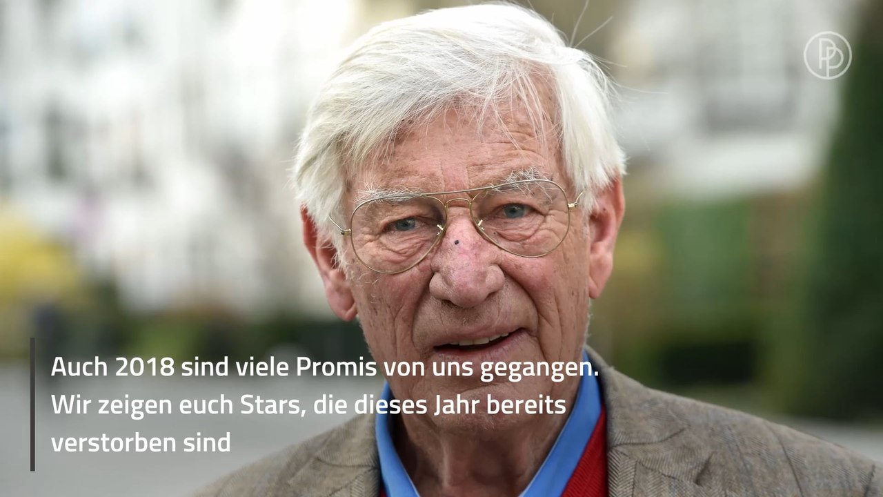 Traurig: Diese Stars sind 2018 verstorben