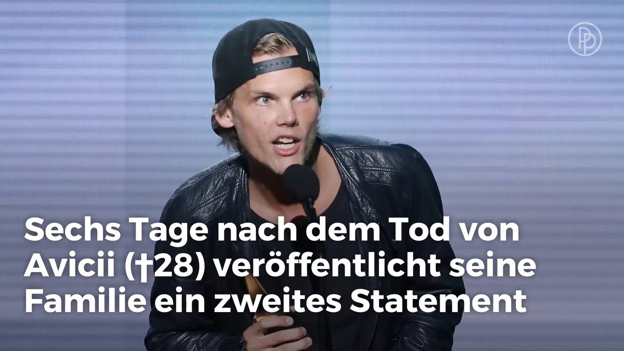 Aviciis Familie veröffentlicht Brief: Lest hier das ganze Statement
