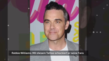 Robbie Williams: Mit diesem Tattoo schockiert er seine Fans