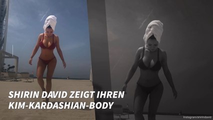 Shirin David zeigt ihren Kim-Kardashian-Body
