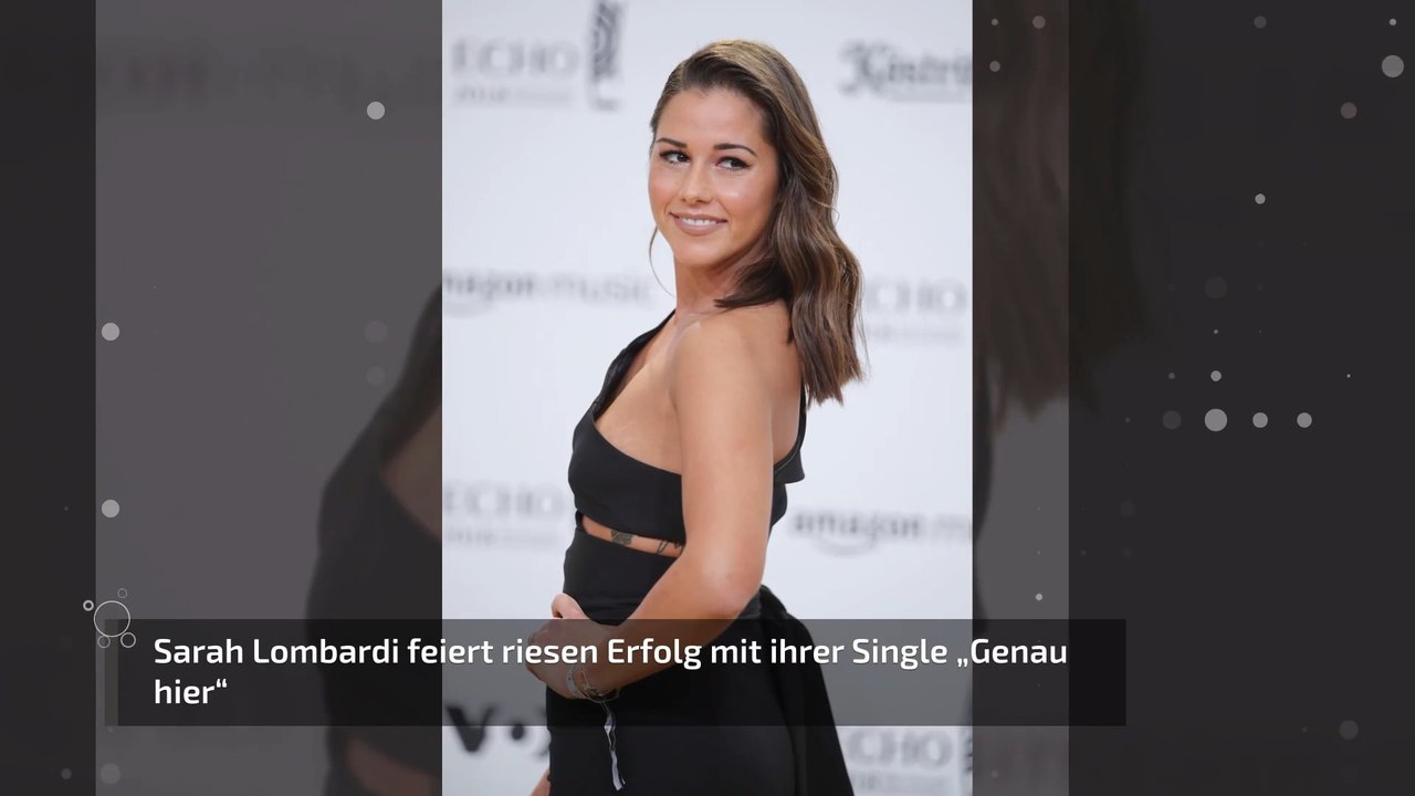 Sarah Lombardi feiert riesen Erfolg mit ihrer Single „Genau hier“