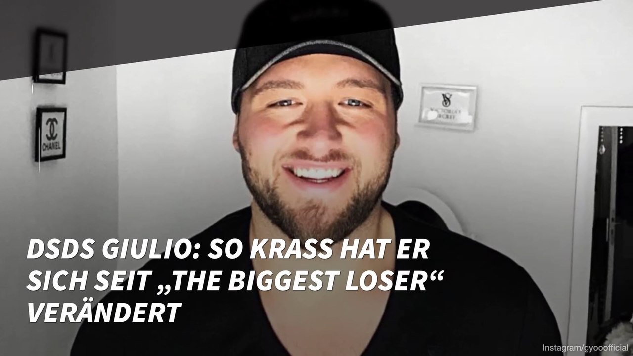 DSDS Giulio: So krass hat er sich seit „The Biggest Loser“ verändert