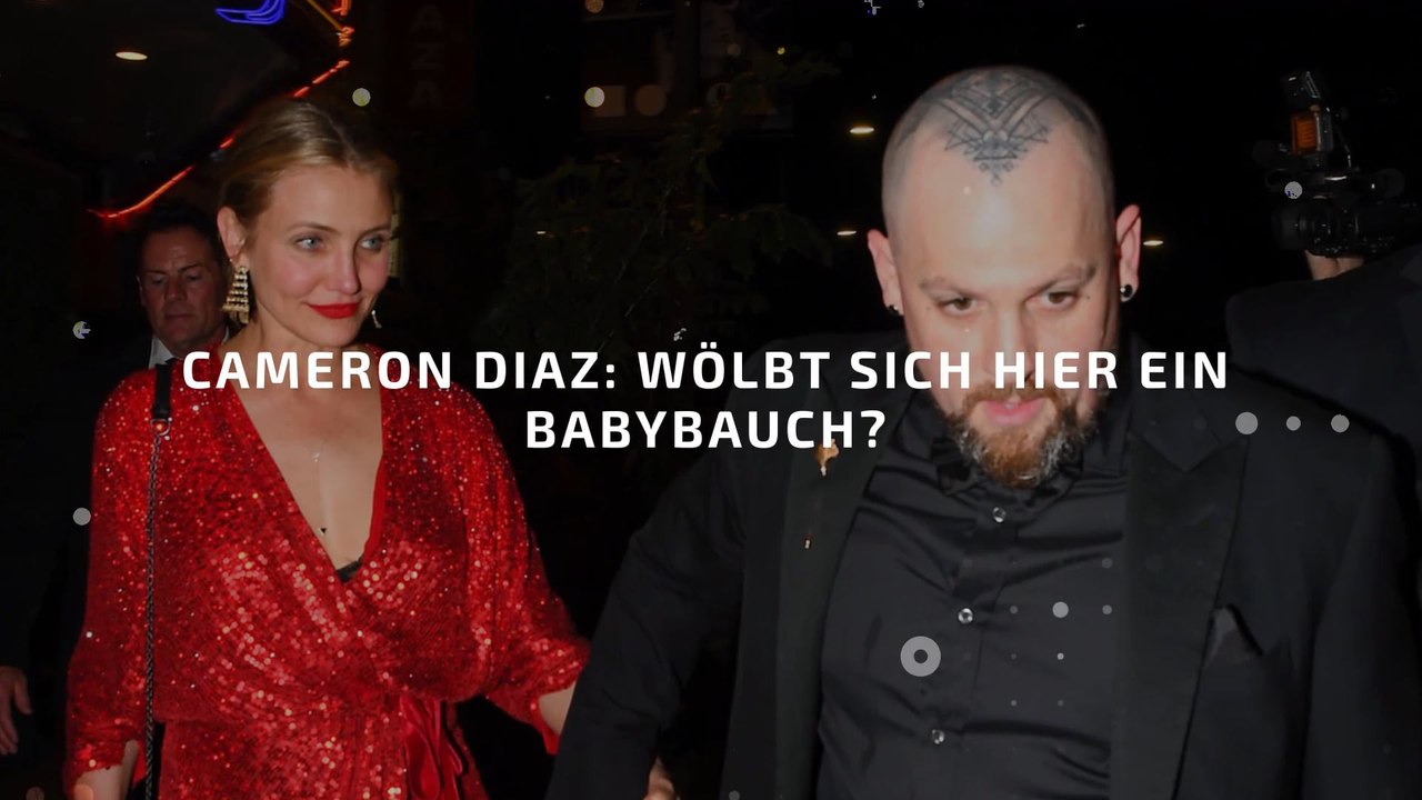 Cameron Diaz: Wölbt sich hier ein Babybauch?