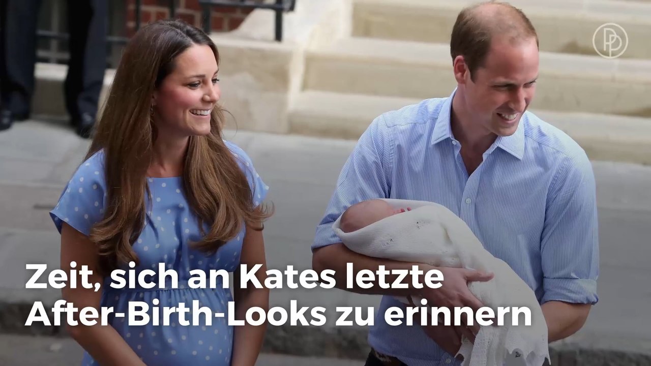 Bezaubernd: Die drei After-Birth-Looks von Herzogin Kate